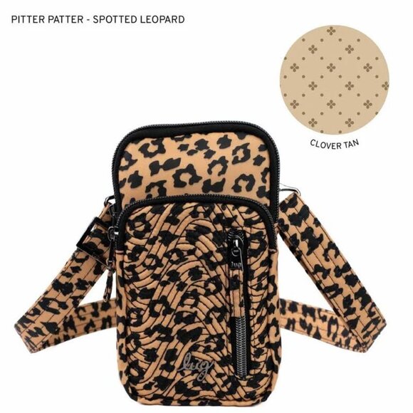 Lug Pitter Patter Crossbody Bag Spotted Leopard - Animal Print - Picture 1 of 11